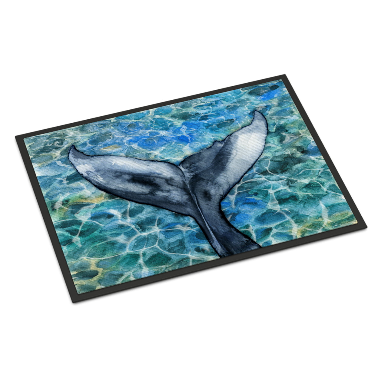 24 x 36 in. Whale Tail Indoor or Outdoor Mat