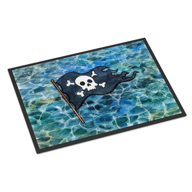 24 x 36 in. Pirate Flag Indoor or Outdoor Mat