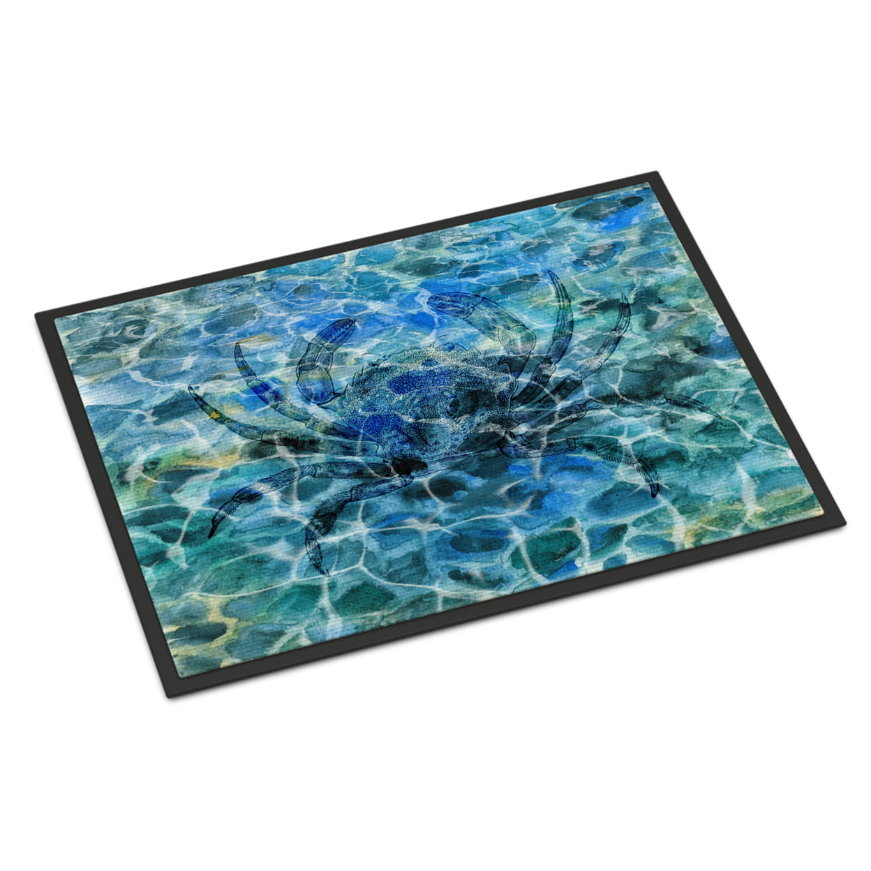 24 x 36 in. Crab Under water Indoor or Outdoor Mat