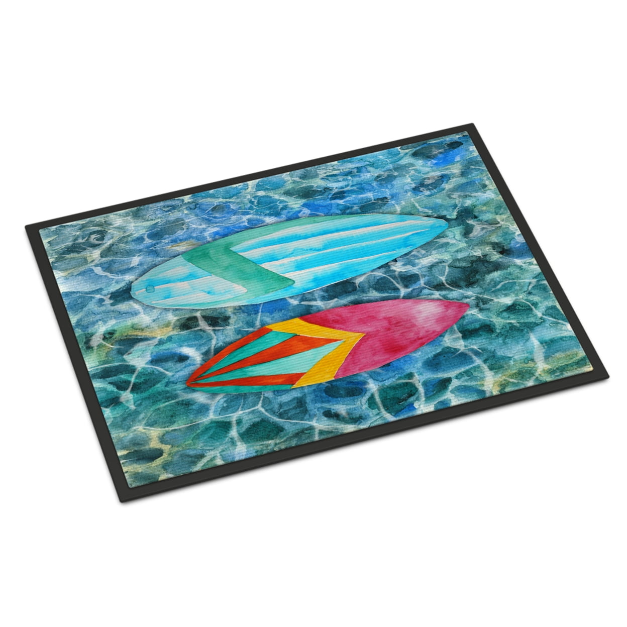Surf Boards on the Water Indoor or Outdoor Mat - 24 x 36 in.