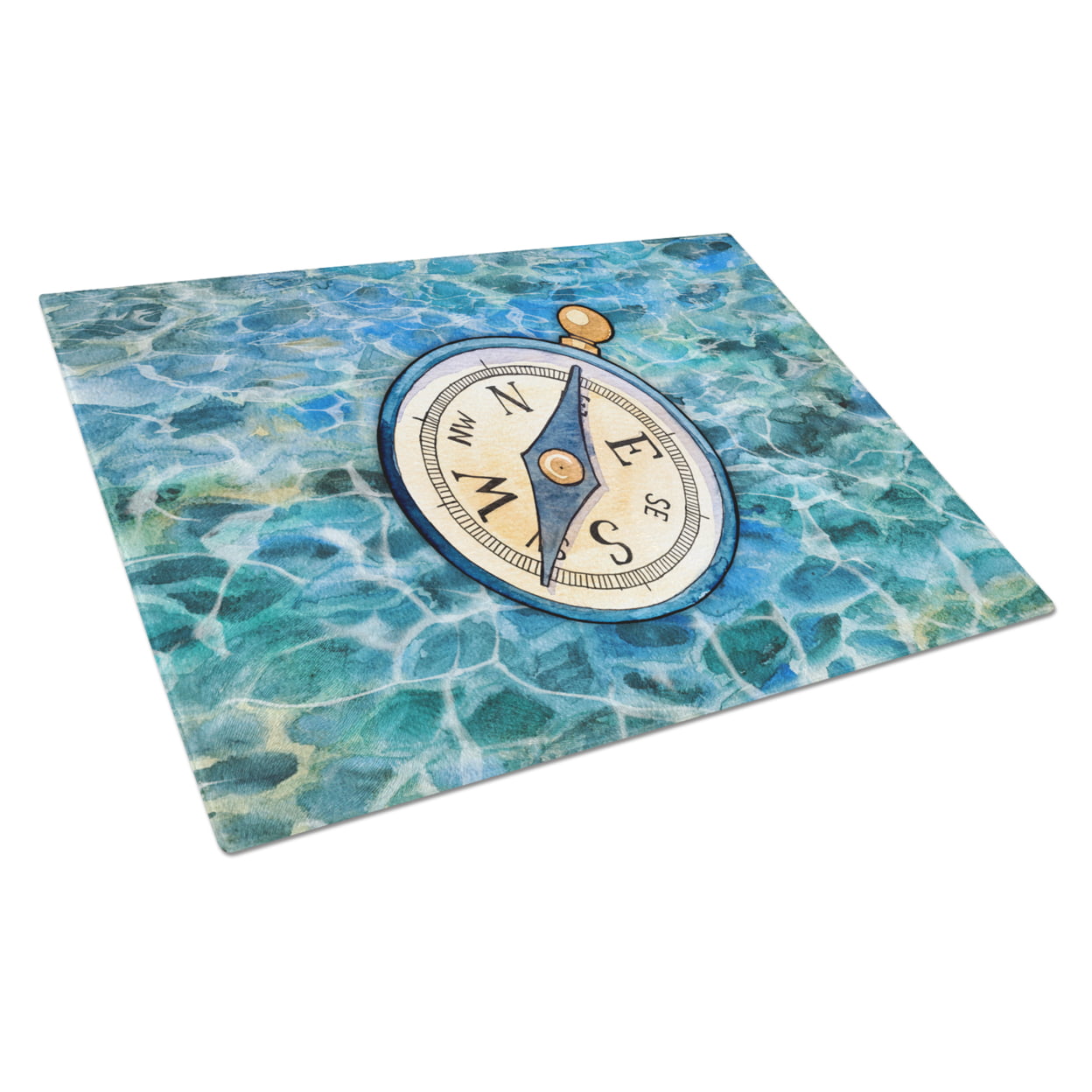 Compass Glass Cutting Board - Large
