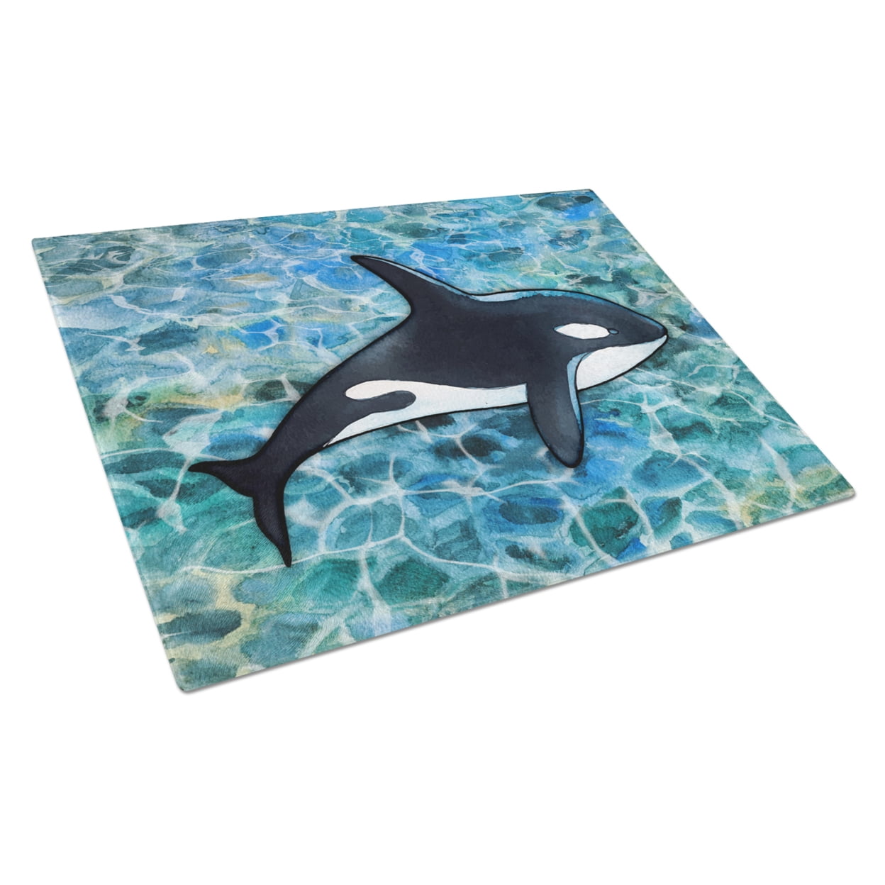 Killer Whale Orca Glass Cutting Board - Large