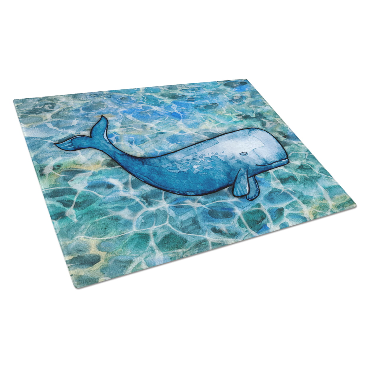 Sperm Whale Cachalot Glass Cutting Board - Large