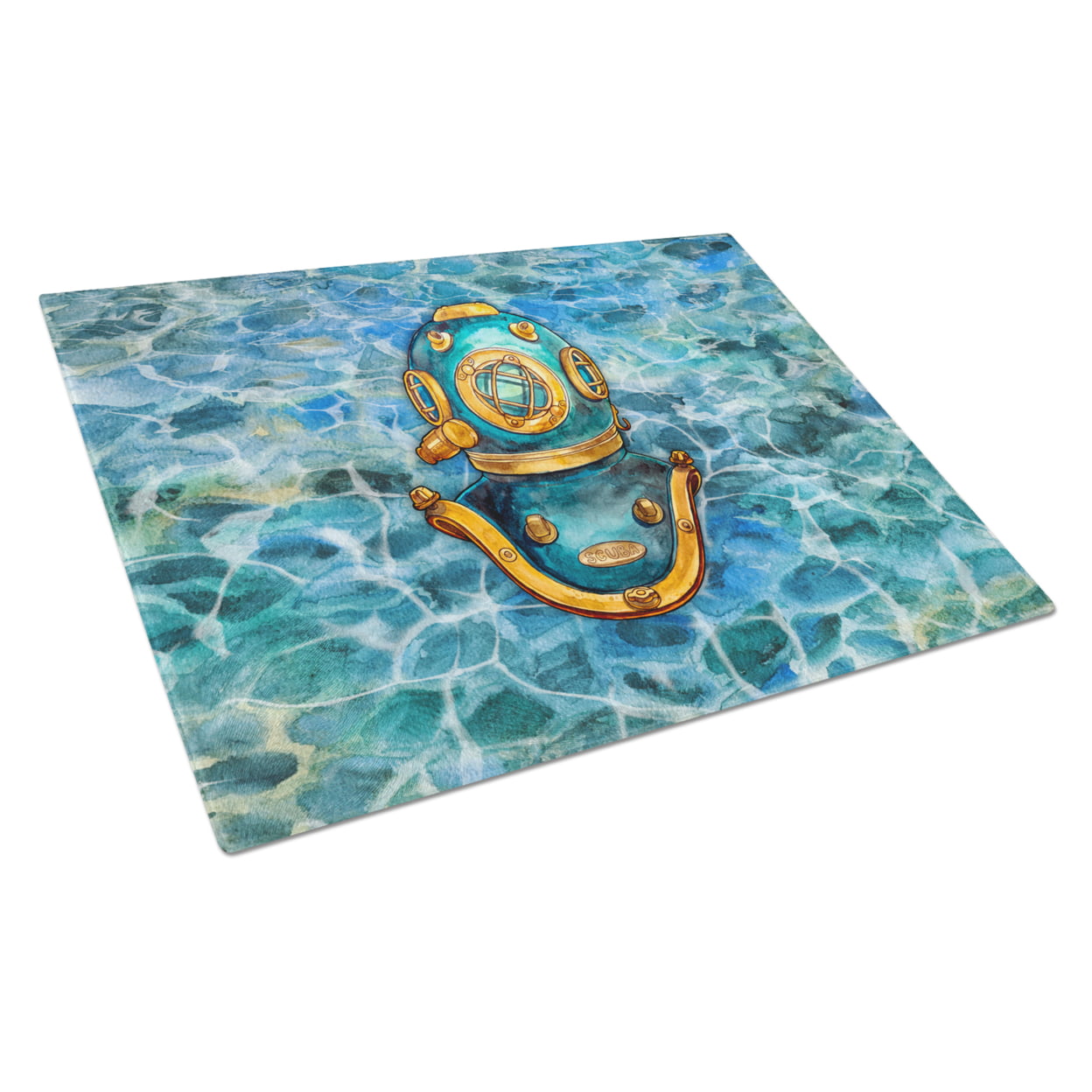 Deep Sea Diving Helmet Glass Cutting Board - Large