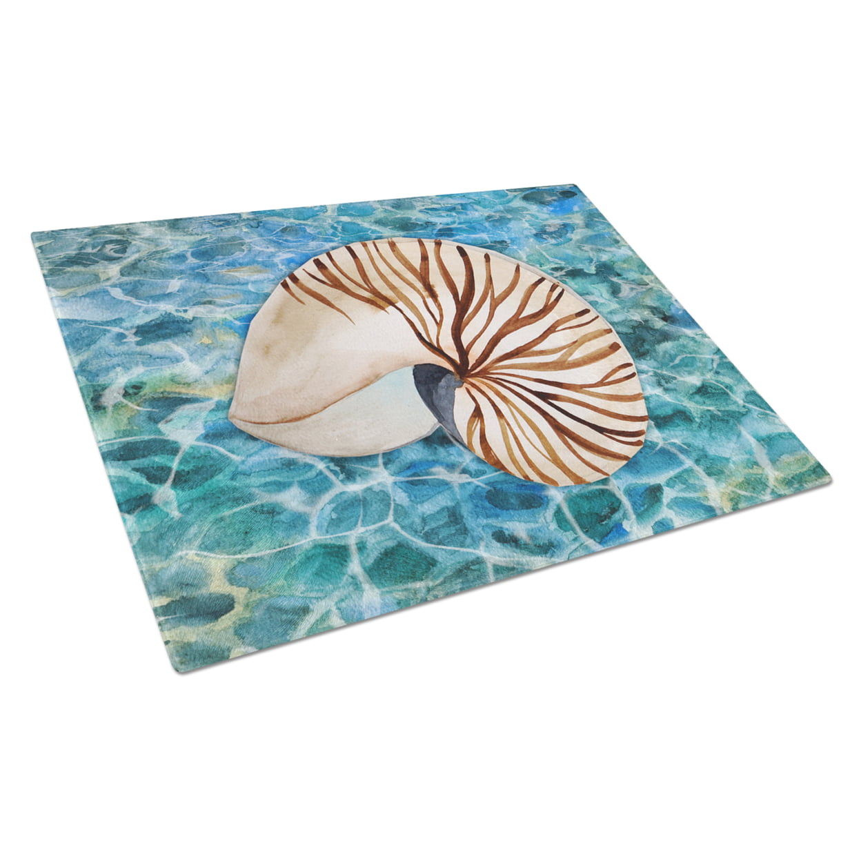Sea Shell & Water Glass Cutting Board - Large