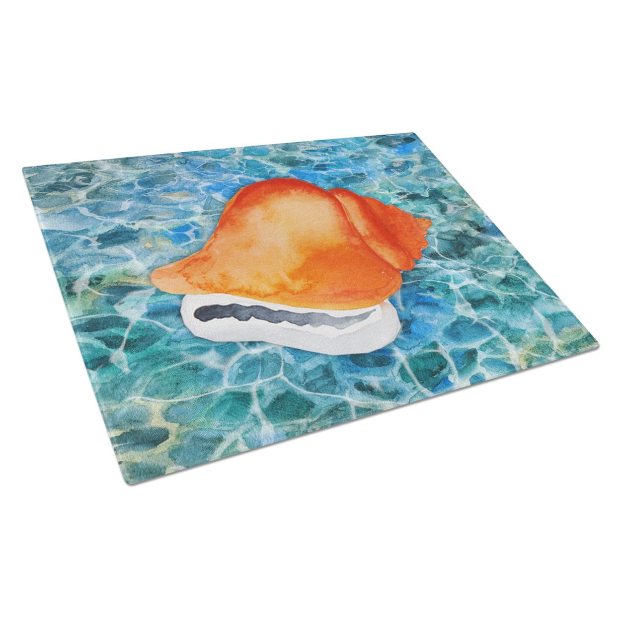 Sea Shell Glass Cutting Board - Large