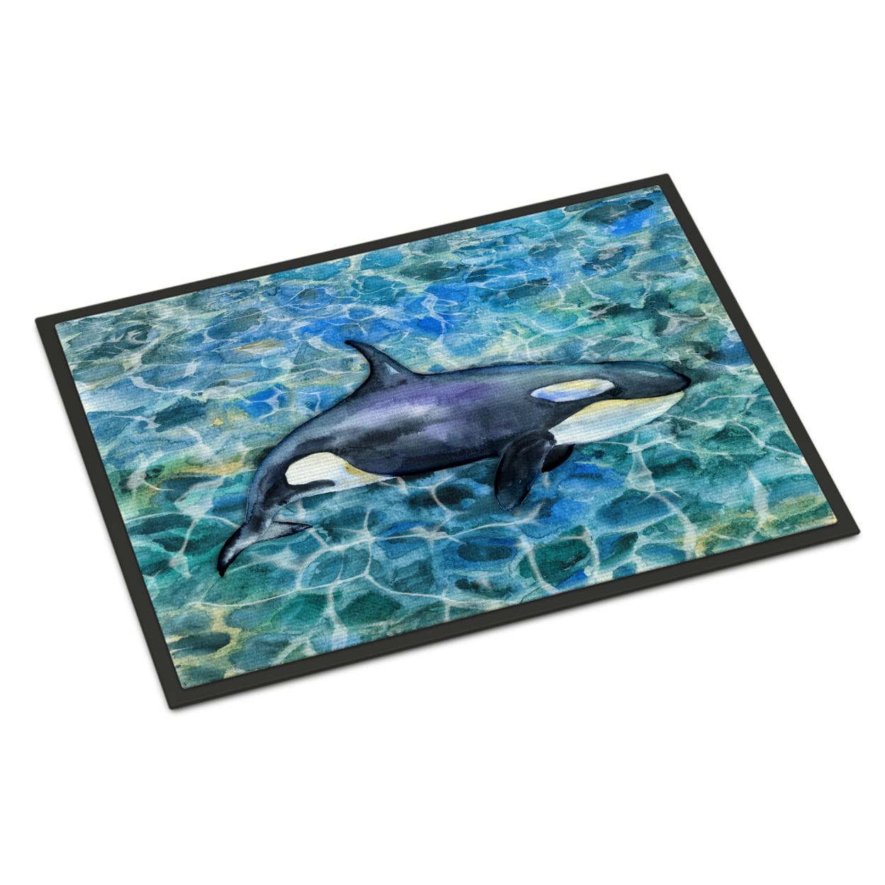 18 x 27 in. Killer Whale Orca Indoor or Outdoor Mat