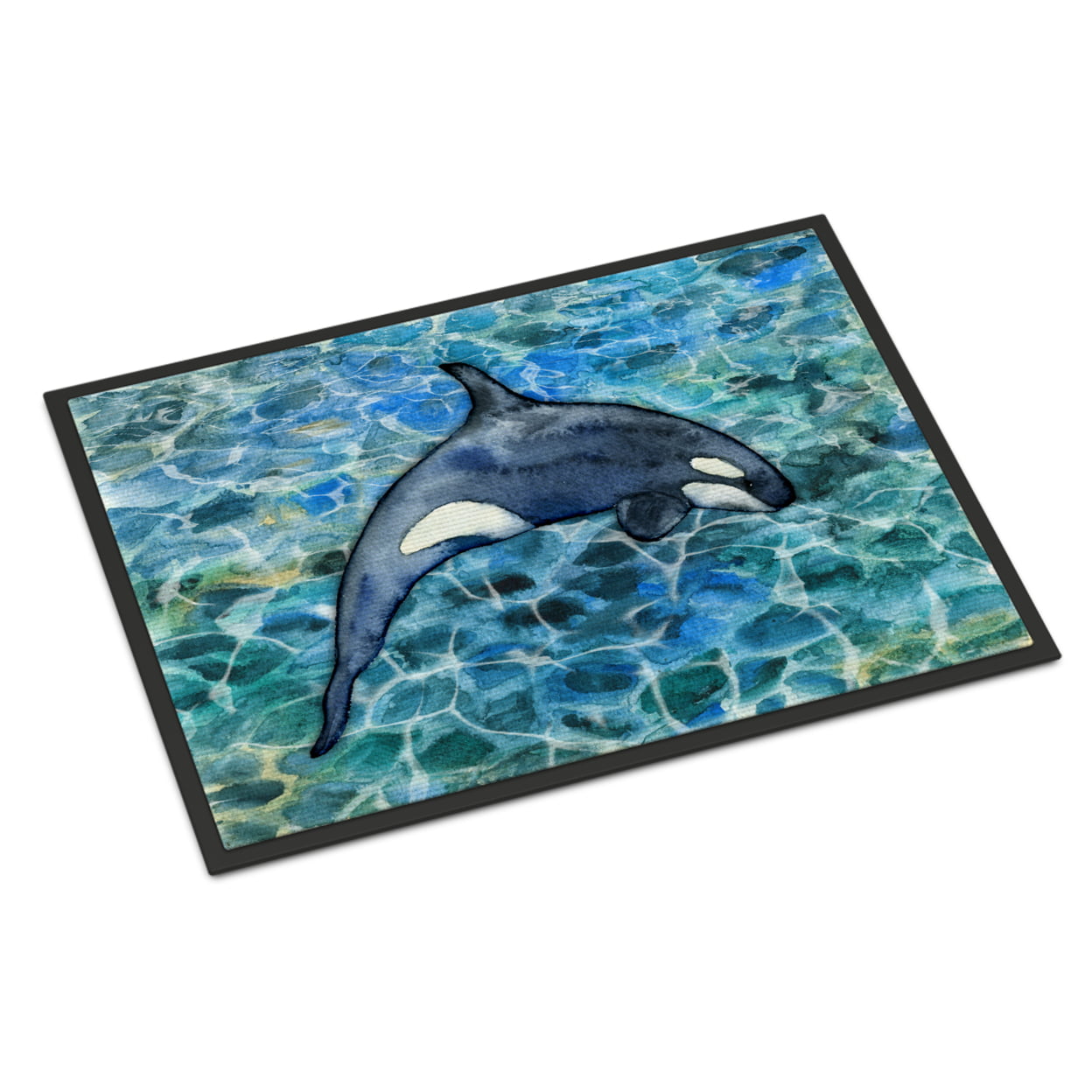 18 x 27 in. Killer Whale Orca No.2 Indoor or Outdoor Mat