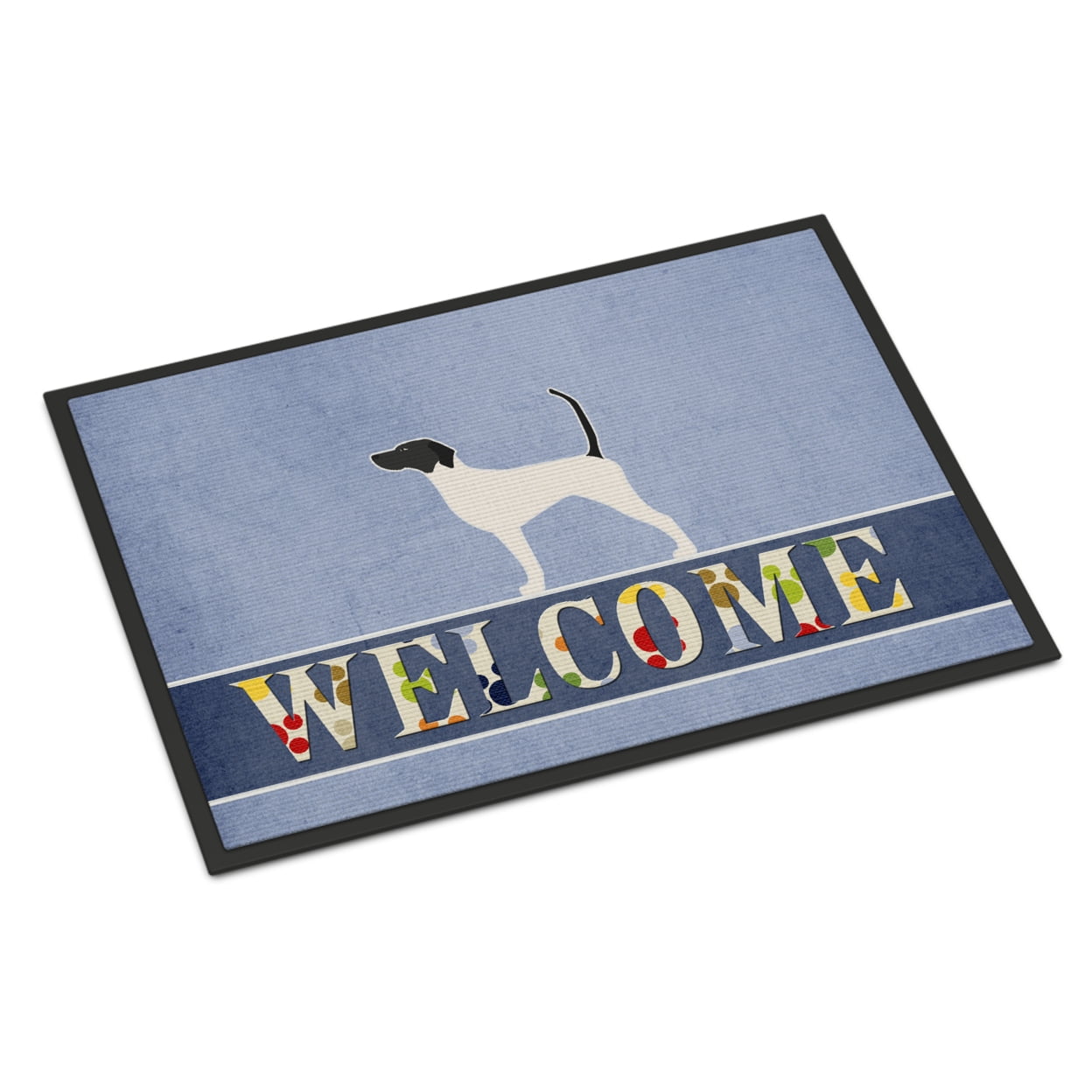 18 x 27 in. English Pointer Welcome Indoor or Outdoor Mat