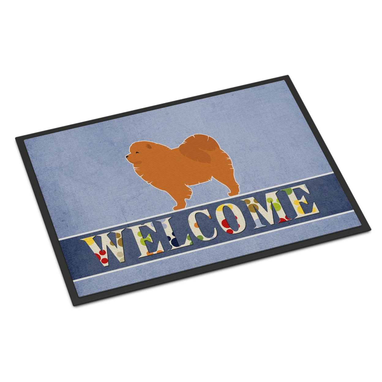 18 x 27 in. Chow Chow Welcome Indoor or Outdoor Mat