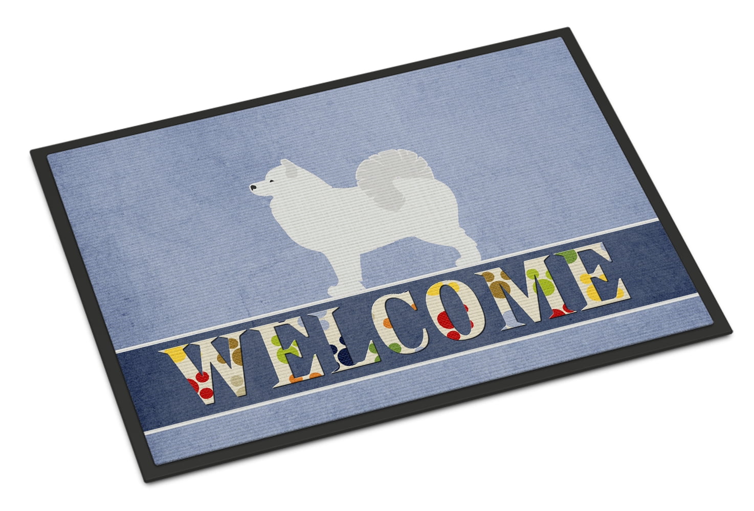 18 x 27 in. Samoyed Welcome Indoor or Outdoor Mat