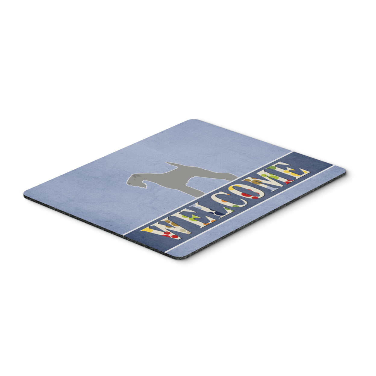 Kerry Blue Terrier Welcome Mouse Pad, Hot Pad or Trivet