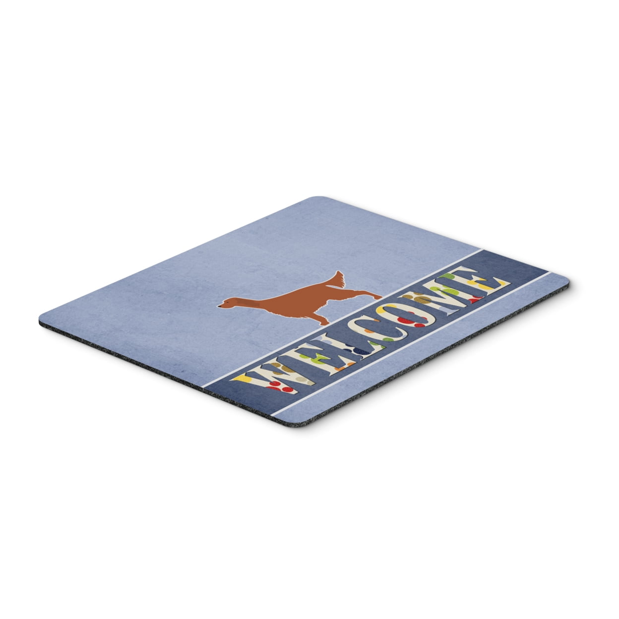 Irish Setter Welcome Mouse Pad, Hot Pad or Trivet