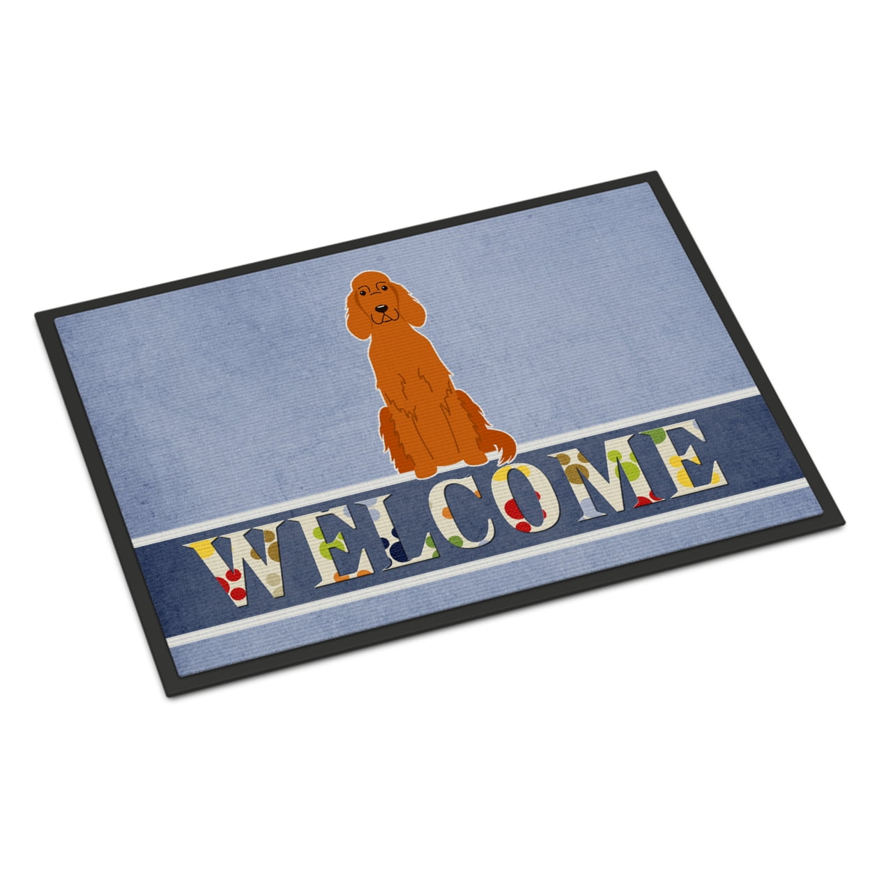 18 x 27 in. Irish Setter Welcome Indoor or Outdoor Mat