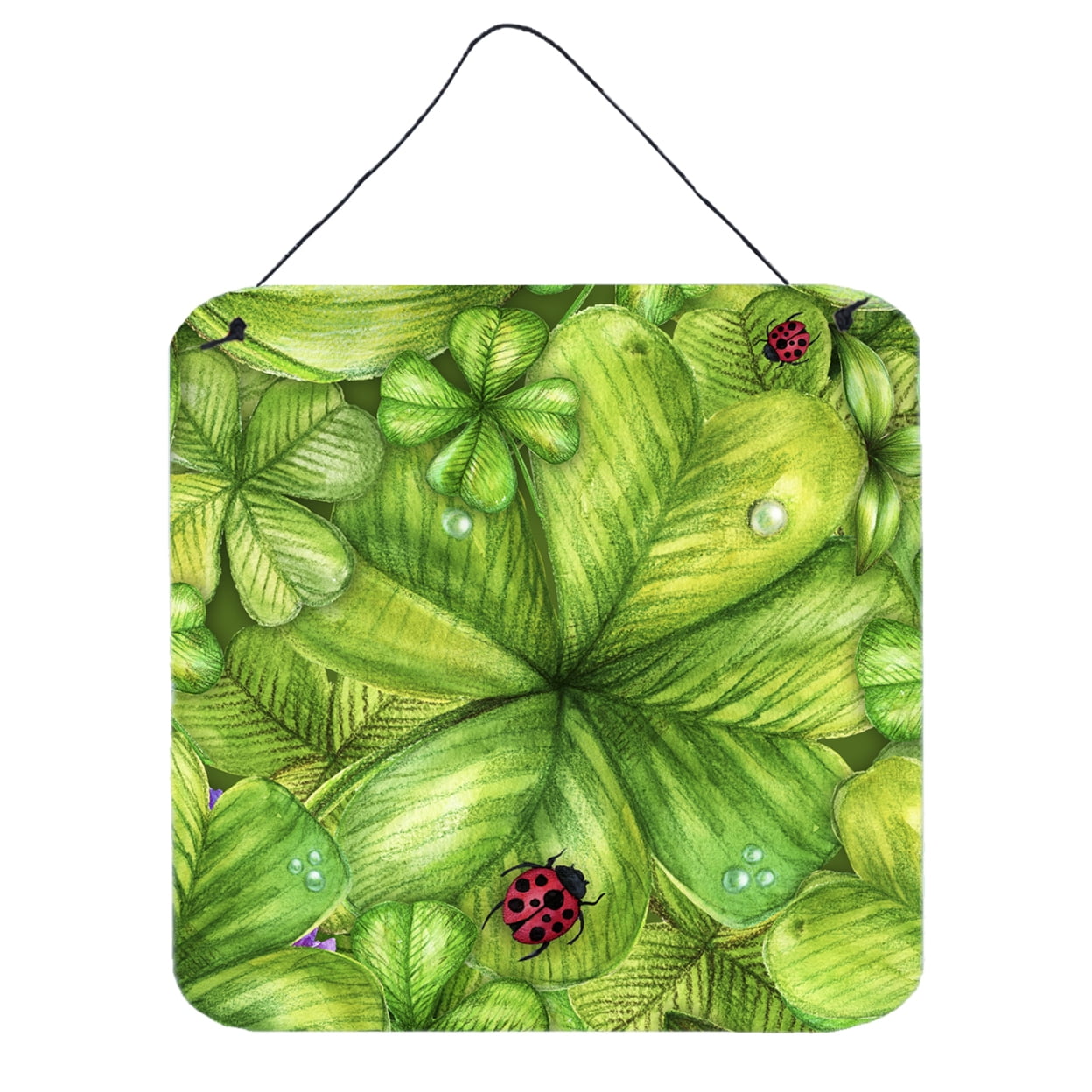 Shamrocks & Lady bugs Wall or Door Hanging Prints