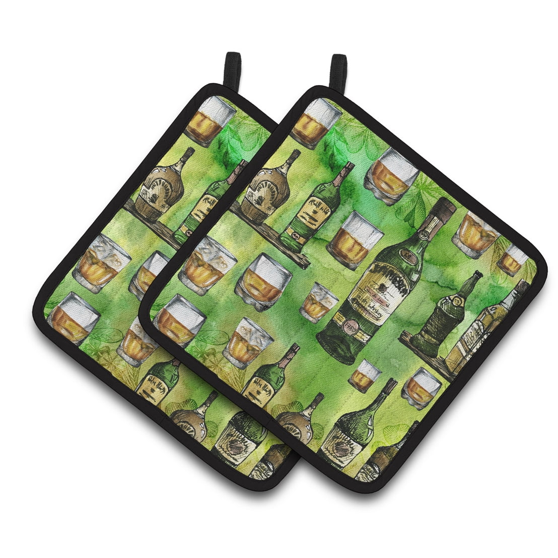 Irish Whiskey Pair of Pot Holders