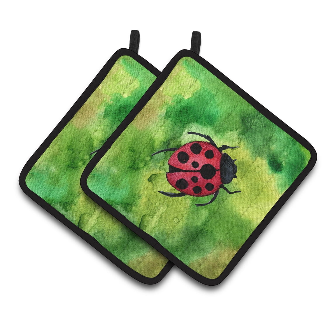 Irish Lady Bug Pair of Pot Holders