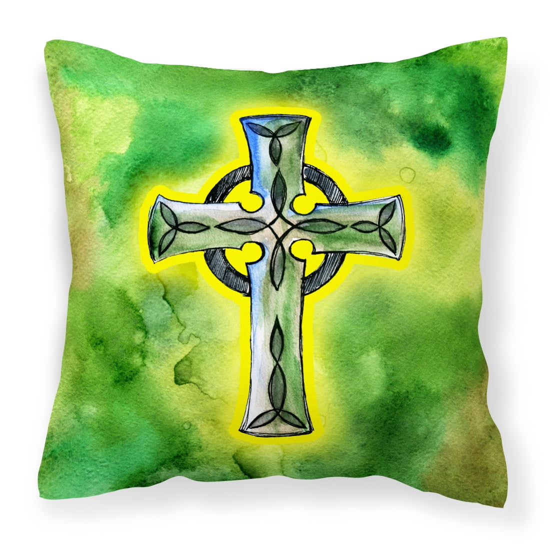 Irish Celtic Cross Fabric Decorative Pillow