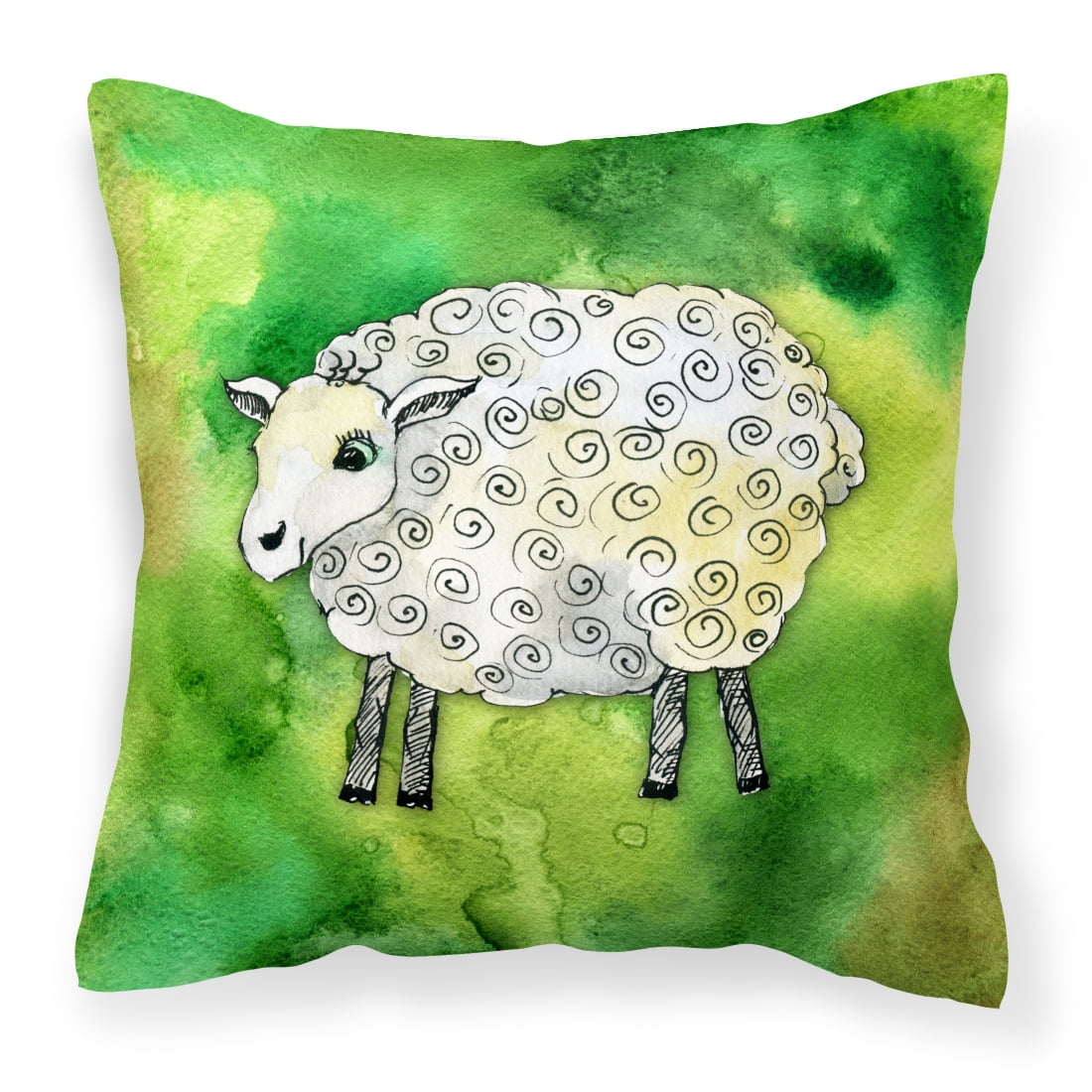 Irish Sheep Fabric Decorative Pillow