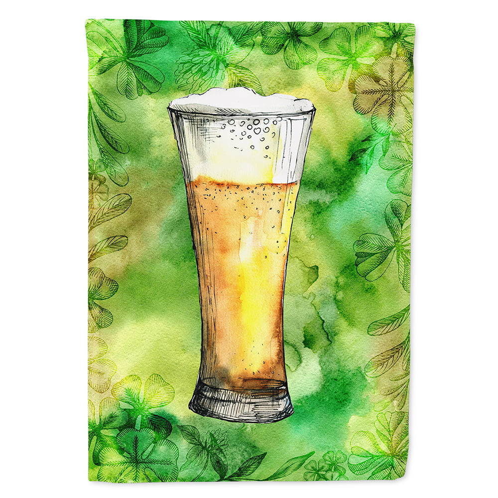 Irish Beer Tall Flag Canvas House Size