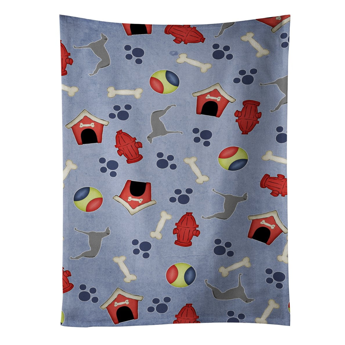 Scottish Deerhound Dog House Collection Kitchen Towel