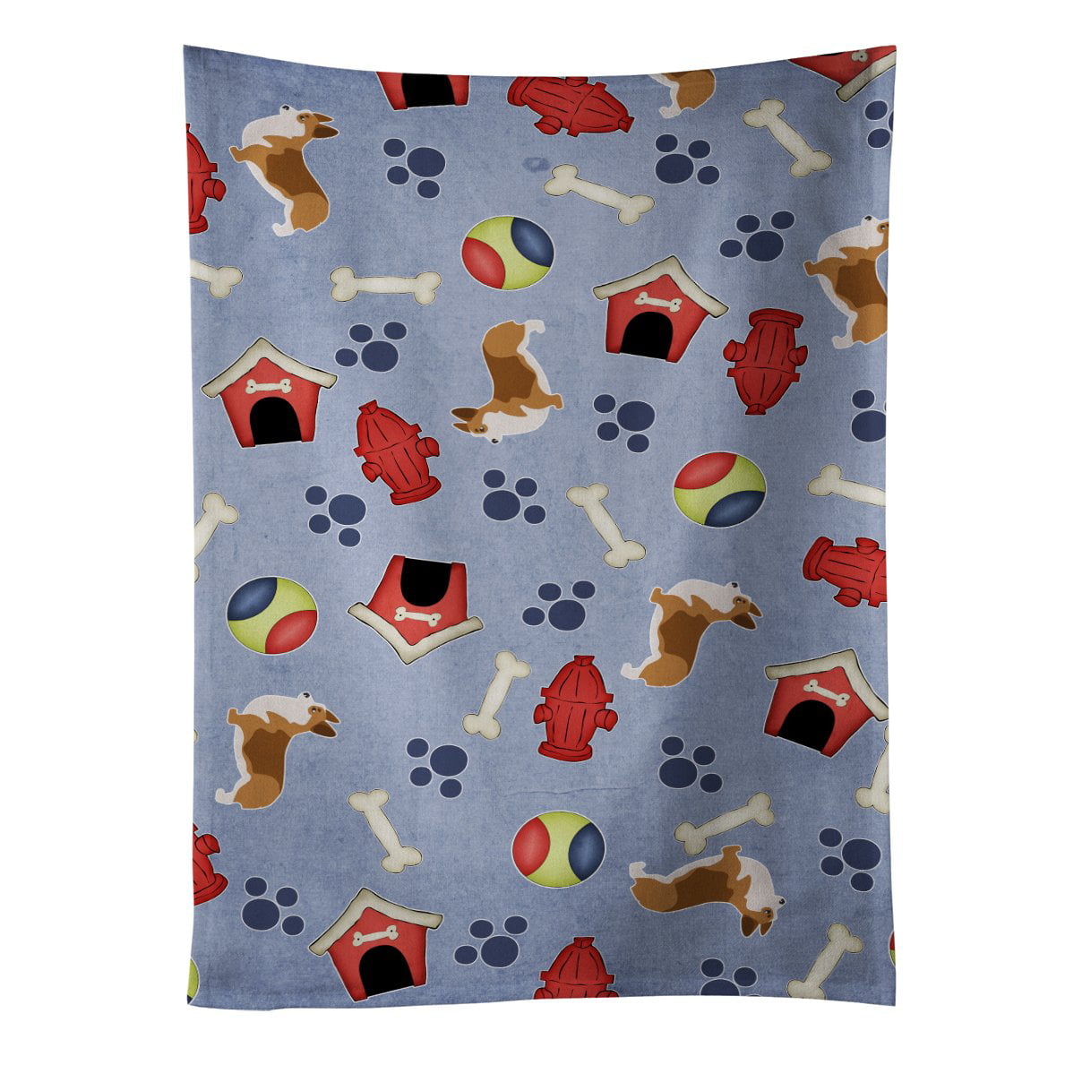 Picture of Carolines Treasures BB3920KTWL Corgi Dog House Collection Kitchen Towel
