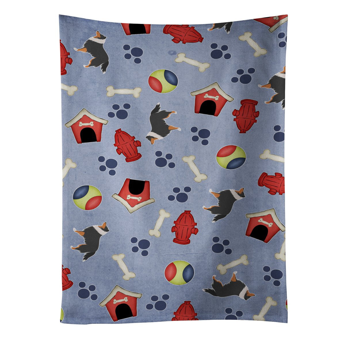 Picture of Carolines Treasures BB3930KTWL Sheltie & Shetland Sheepdog Dog House Collection Kitchen Towel