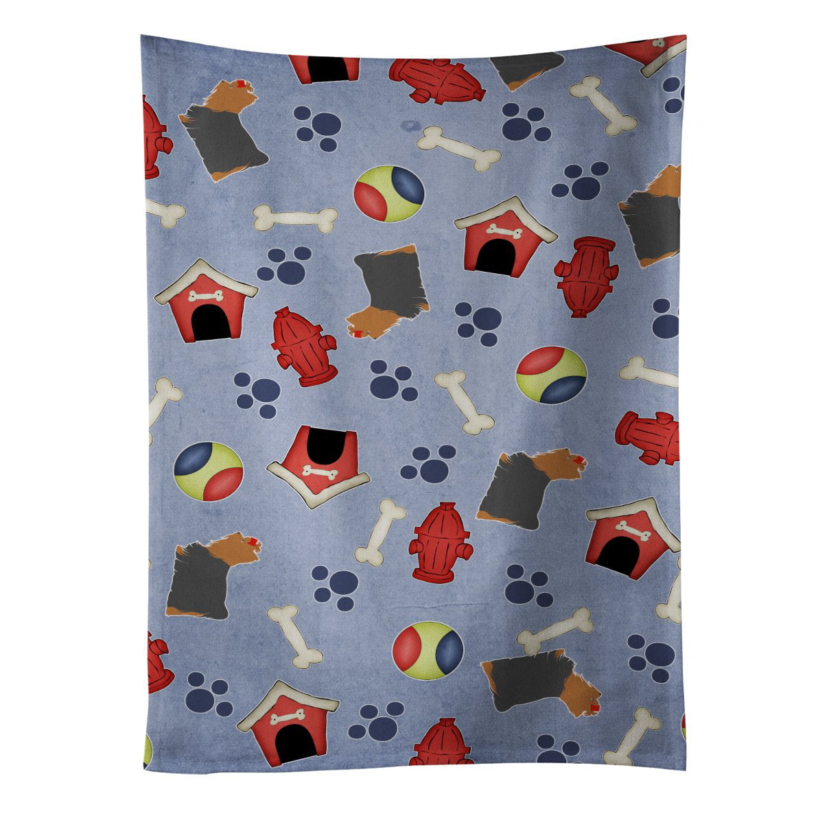 Picture of Carolines Treasures BB3934KTWL Yorkshire Terrier Yorkie Dog House Collection Kitchen Towel