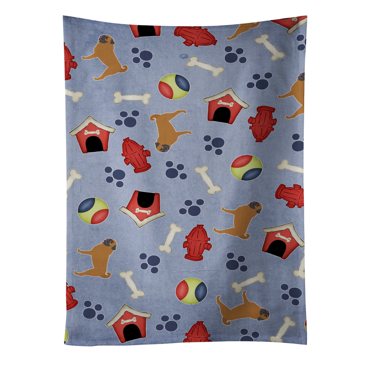 Picture of Carolines Treasures BB3947KTWL Pug Dog House Collection Kitchen Towel