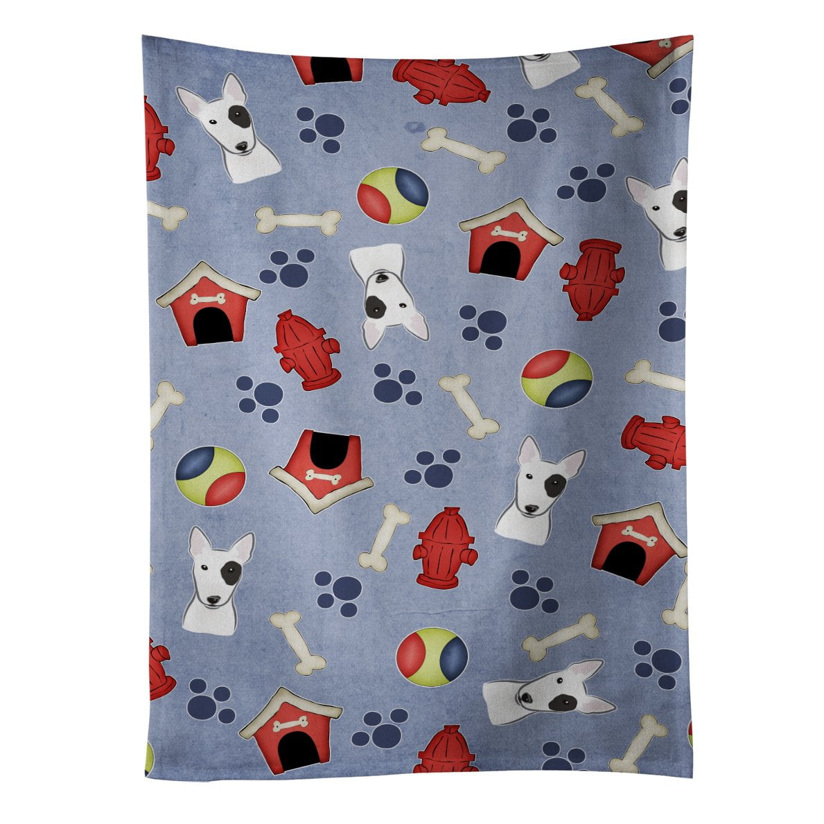 Picture of Carolines Treasures BB3988KTWL Dog House Collection Bull Terrier Kitchen Towel