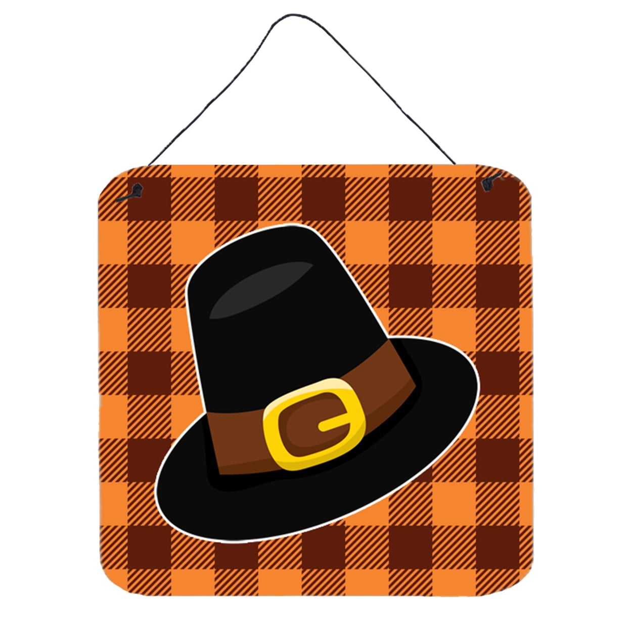 Thanksgiving Pilgrim Hat Wall or Door Hanging Prints