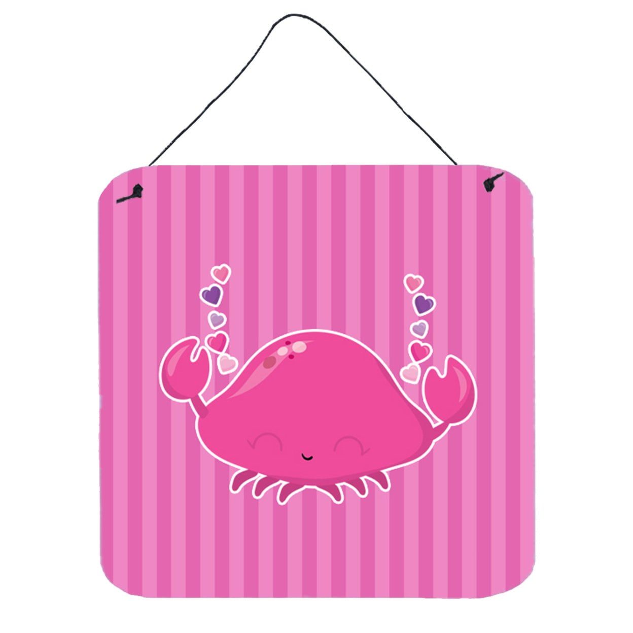 Pink Crab Wall or Door Hanging Prints