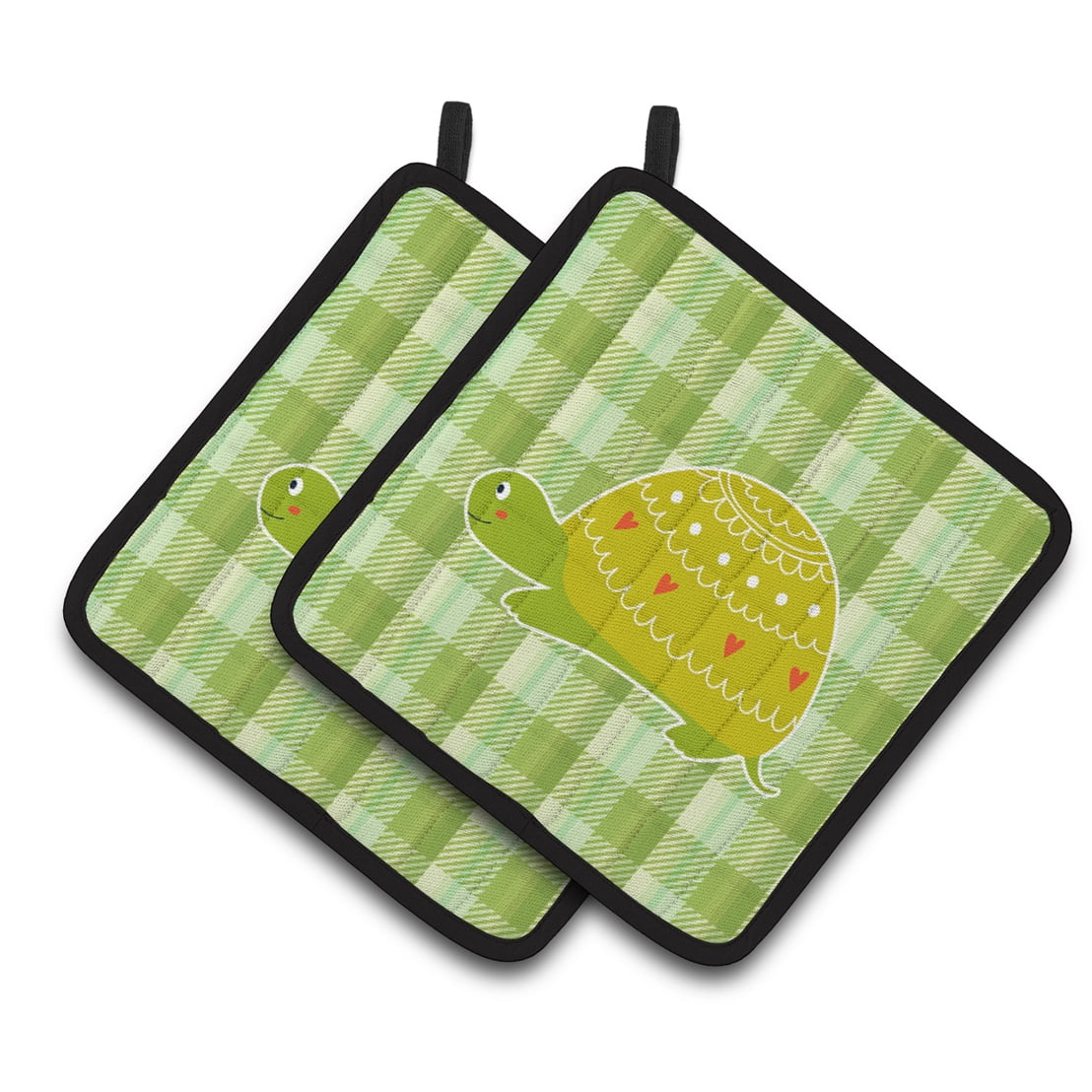 Turtle on the Move Pair of Pot Holders