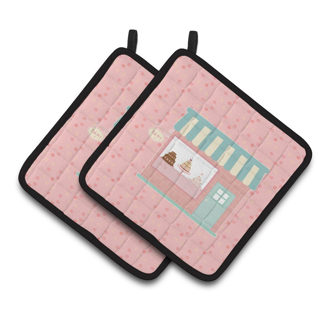 Bake Shoppe Pink Pair of Pot Holders