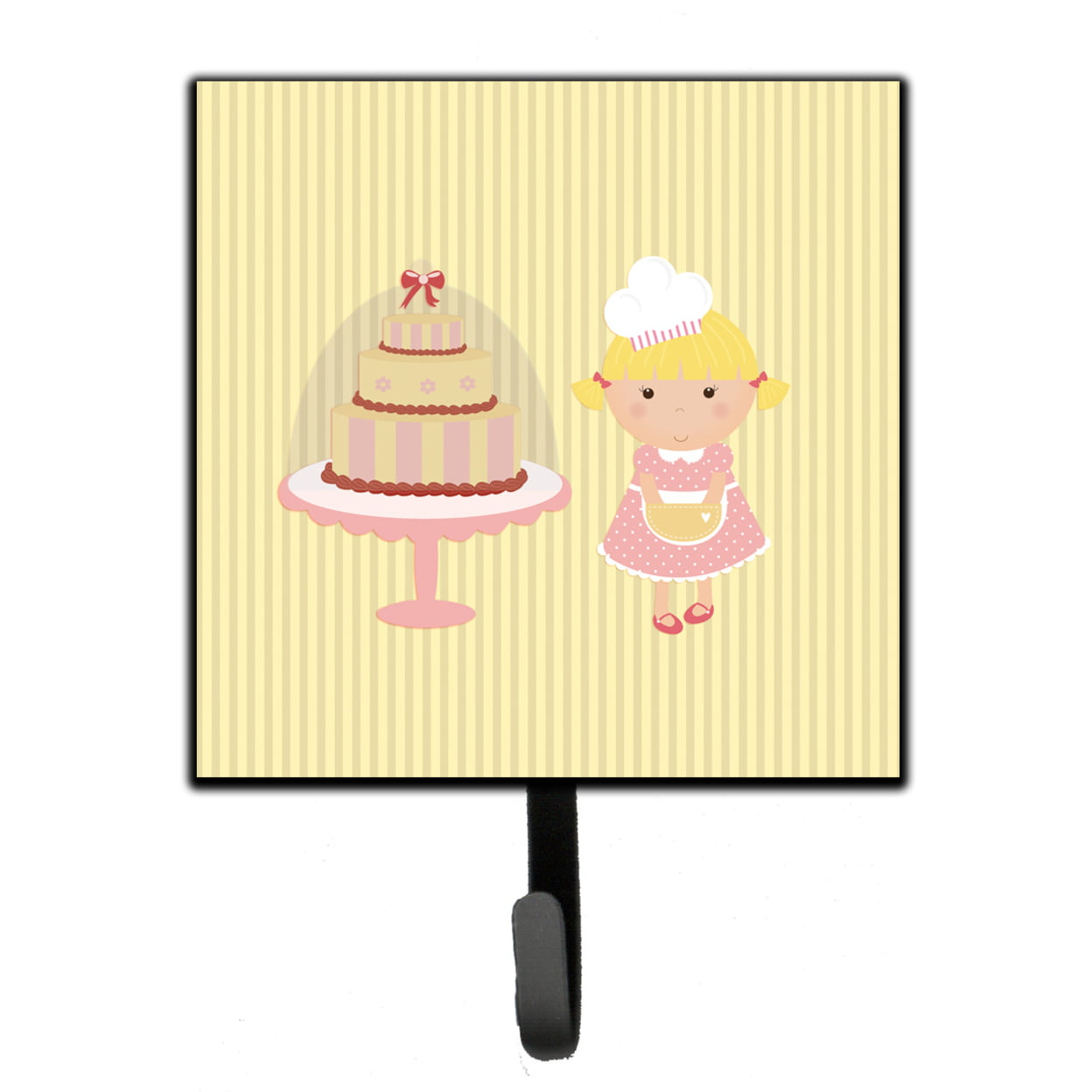 Cake Baker Blonde Yellow Leash or Key Holder