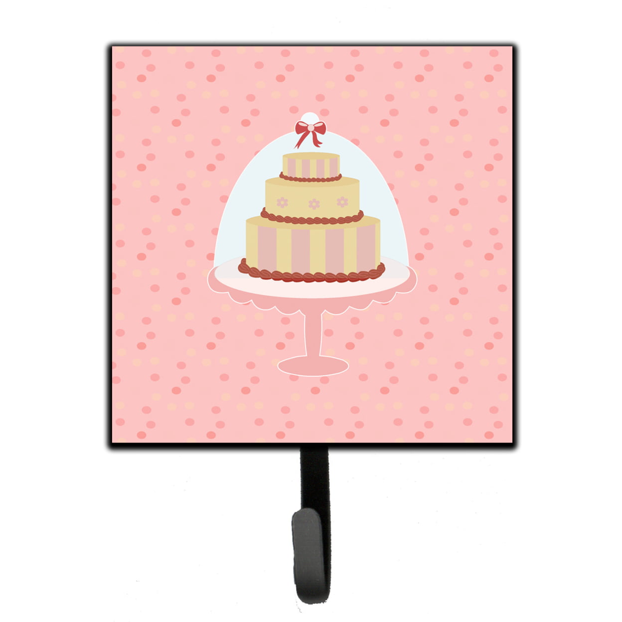 Decorative Cake 3 Tier Pink Leash or Key Holder
