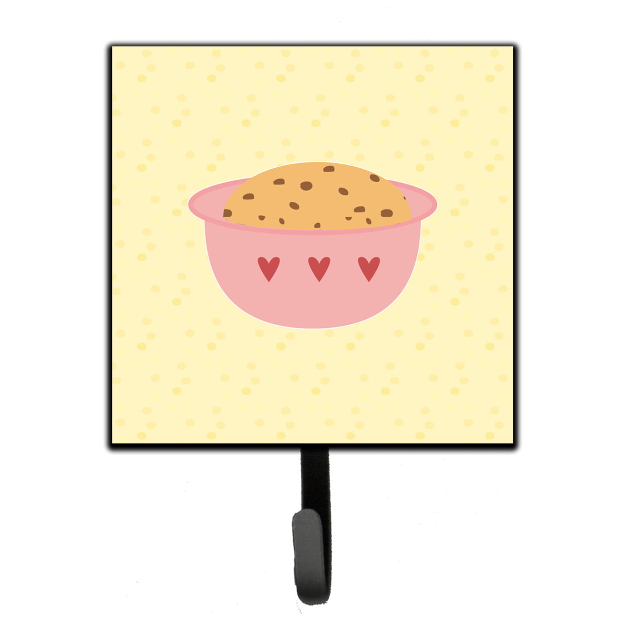 Cookie Dough on Yellow Leash or Key Holder