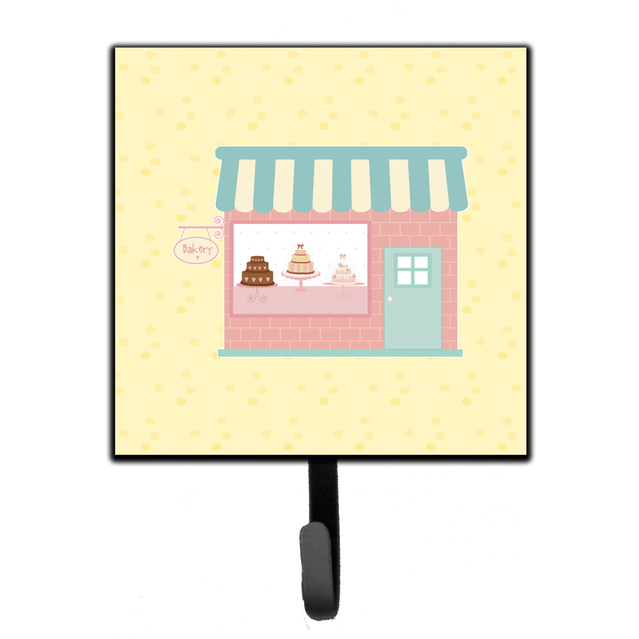 Bake Shoppe on Yellow Leash or Key Holder
