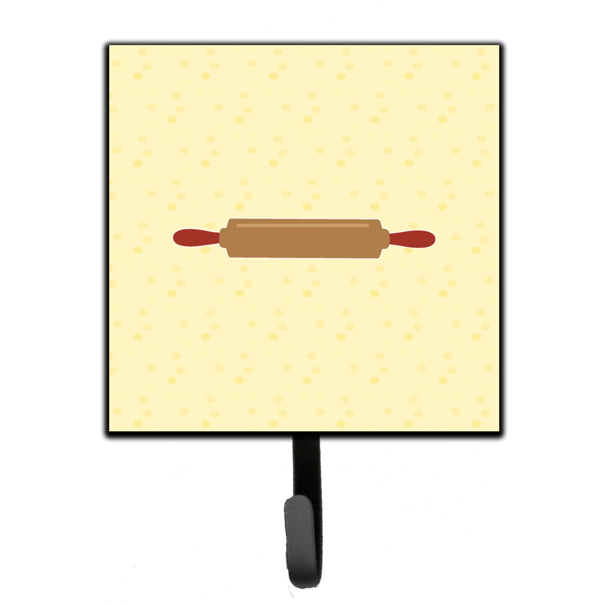 Picture of Carolines Treasures BB7286SH4 Rolling Pin on Yellow Leash or Key Holder