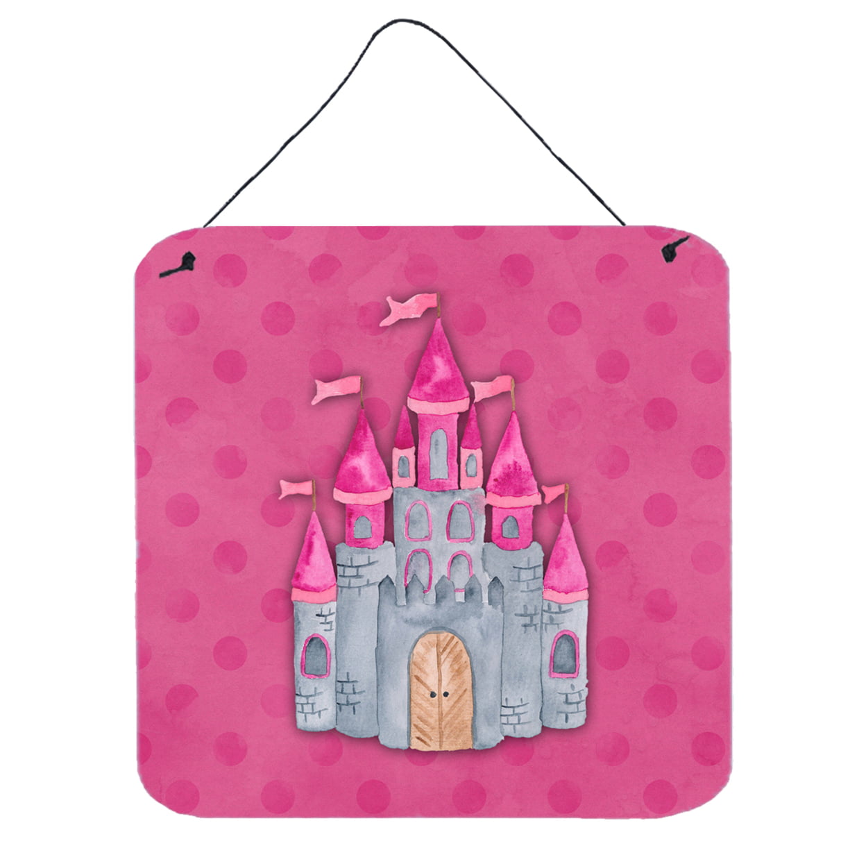 Princess Castle Watercolor Wall or Door Hanging Prints