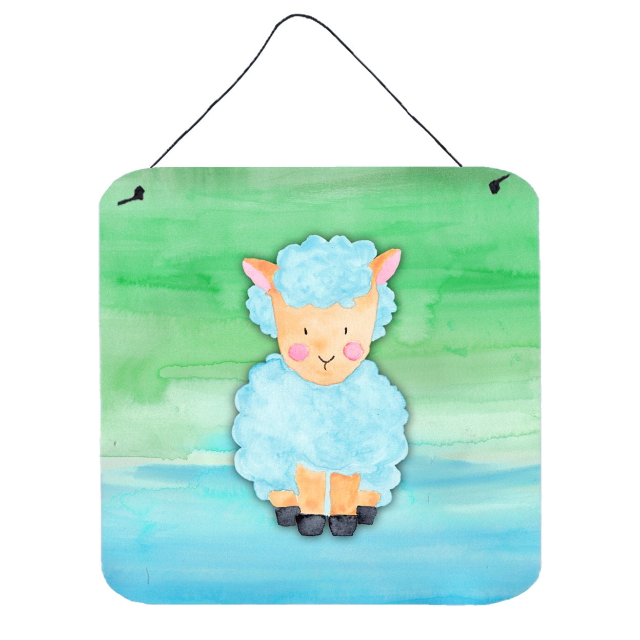 Sheep Lamb Watercolor Wall or Door Hanging Prints