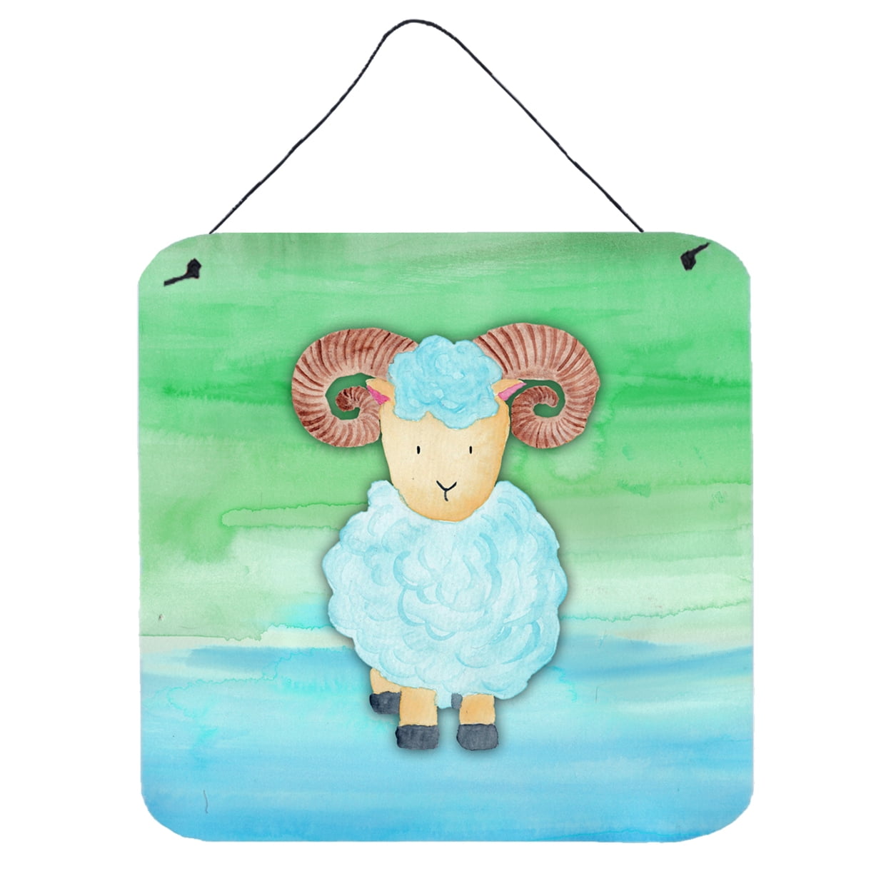 Ram Sheep Watercolor Wall or Door Hanging Prints
