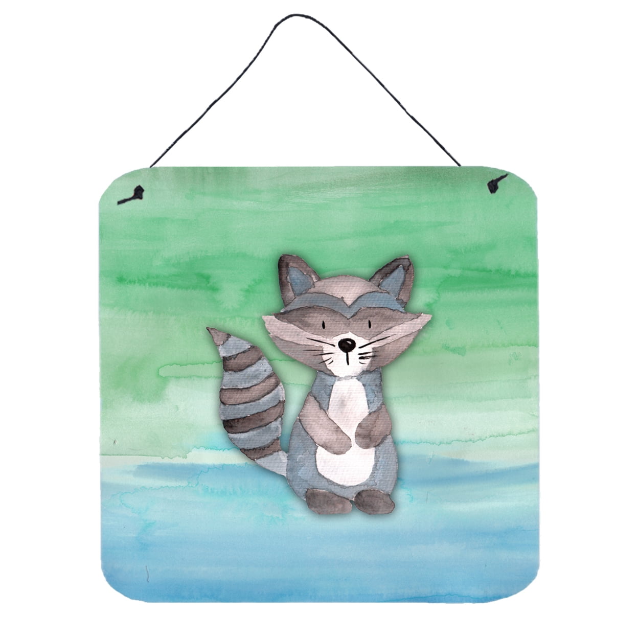 Raccoon Watercolor Wall or Door Hanging Prints