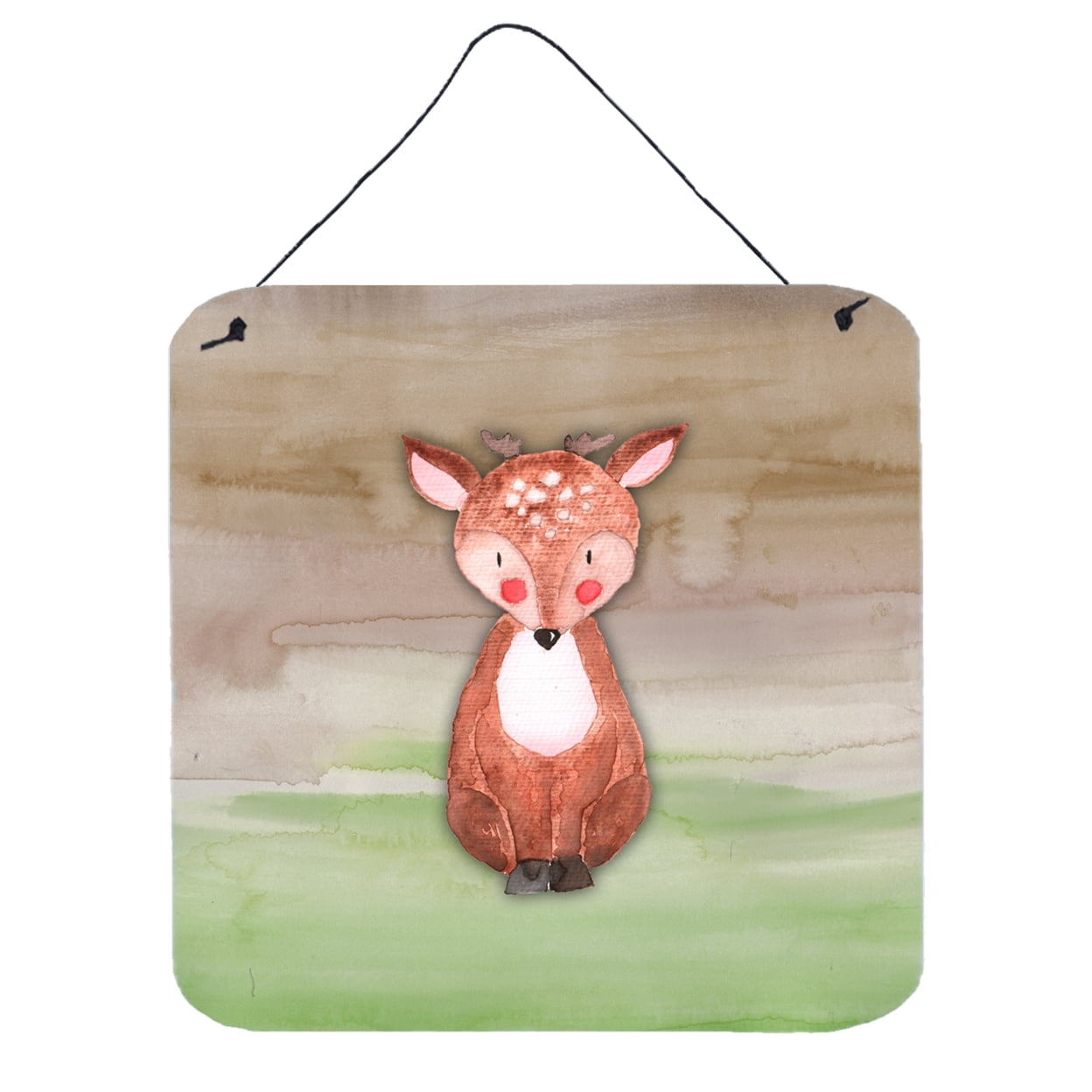Baby Deer Watercolor Wall or Door Hanging Prints