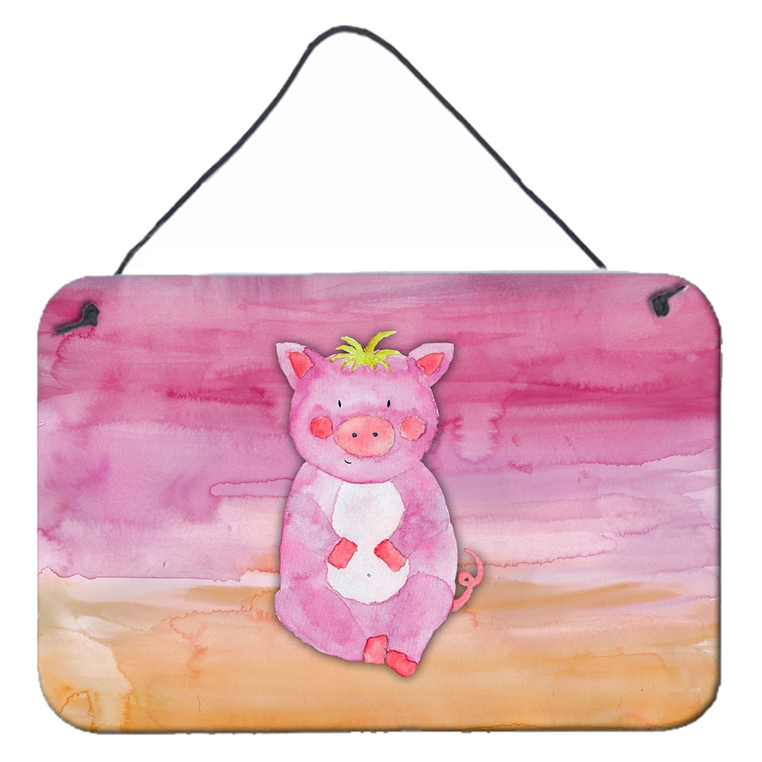 Pig Watercolor Wall or Door Hanging Prints