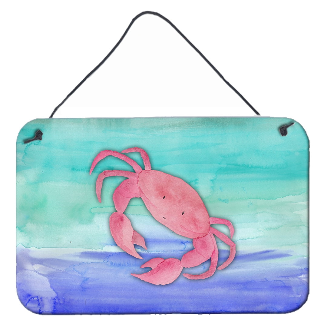 Crab Watercolor Wall or Door Hanging Prints