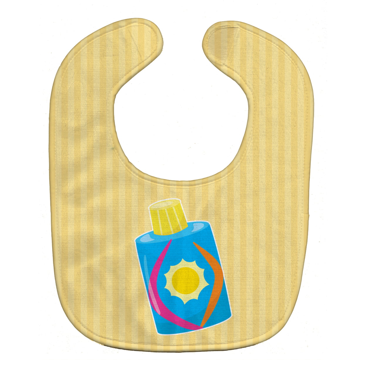 Beach Baby Girl Lotion Baby Bib