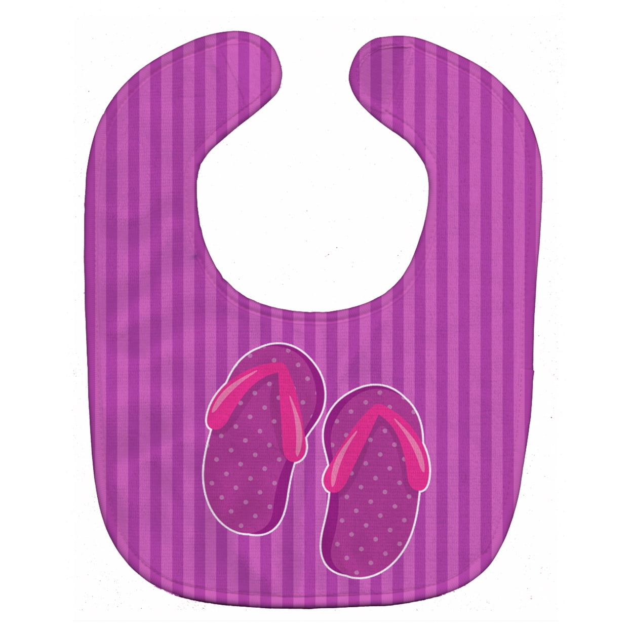 Beach Baby Girl Flip Flops Baby Bib