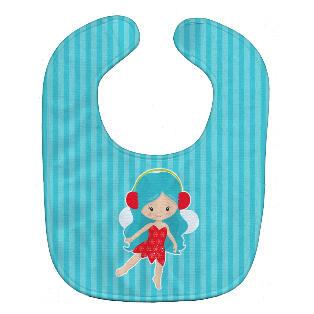 Blue Haired Fairy Baby Bib