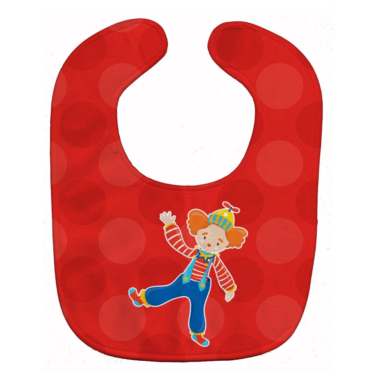 Circus Clown Baby Bib